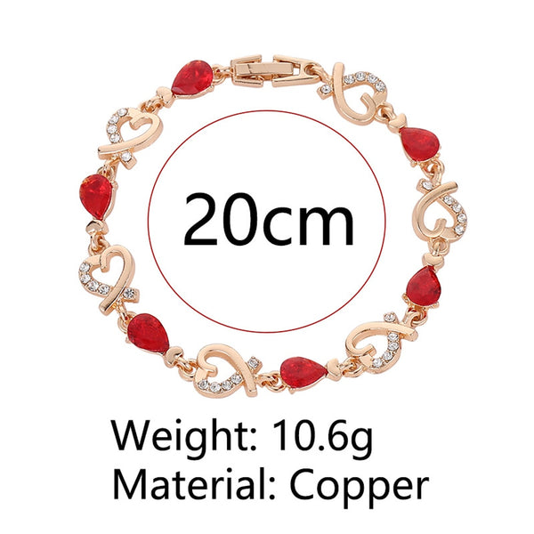 Crystal Heart Bracelet - Bracelet - Altanze