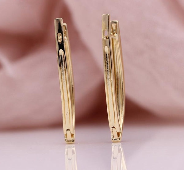 V Shape Dangle Earrings - Earrings - Altanze