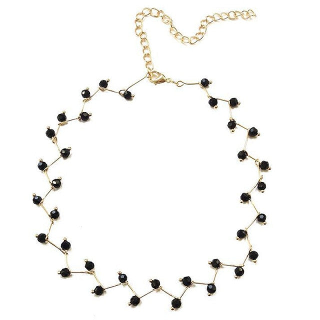 Pearl Beads Choker Necklace - Necklace - Altanze