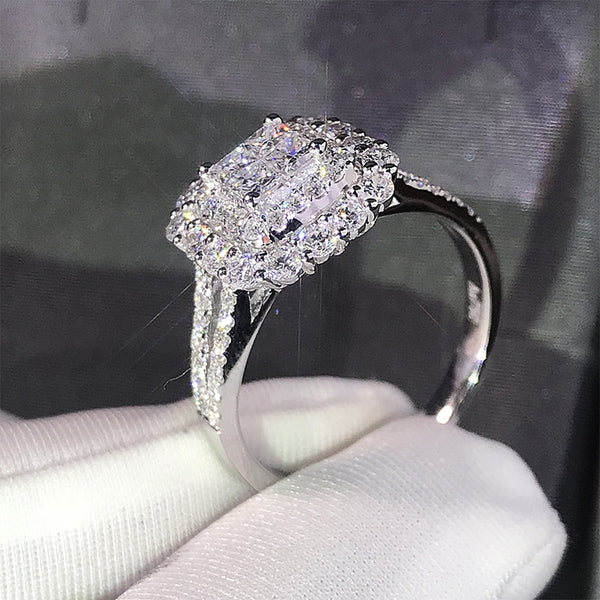 Square Shape Crystal Ring - Ring - Altanze