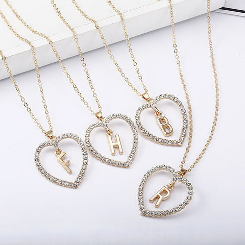 Initial Heart Necklace - Necklace - Altanze
