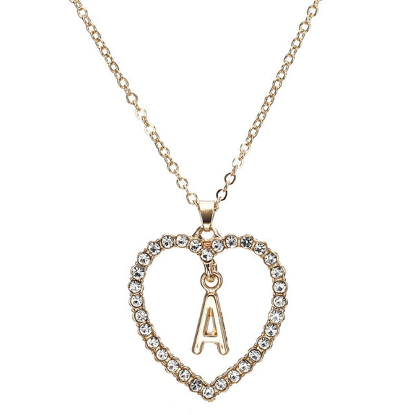 Initial Heart Necklace - Necklace - Altanze