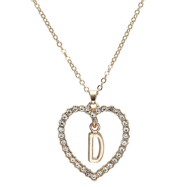 Initial Heart Necklace - Necklace - Altanze