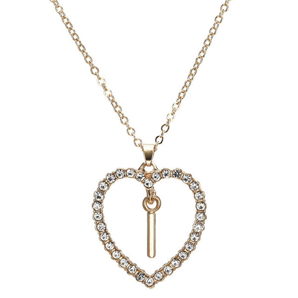 Initial Heart Necklace - Necklace - Altanze