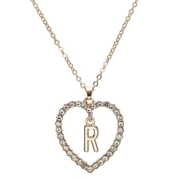 Initial Heart Necklace - Necklace - Altanze