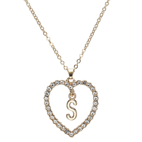 Initial Heart Necklace - Necklace - Altanze