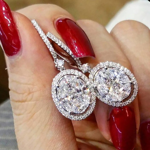 Oval Drop Earrings - Earrings - Altanze