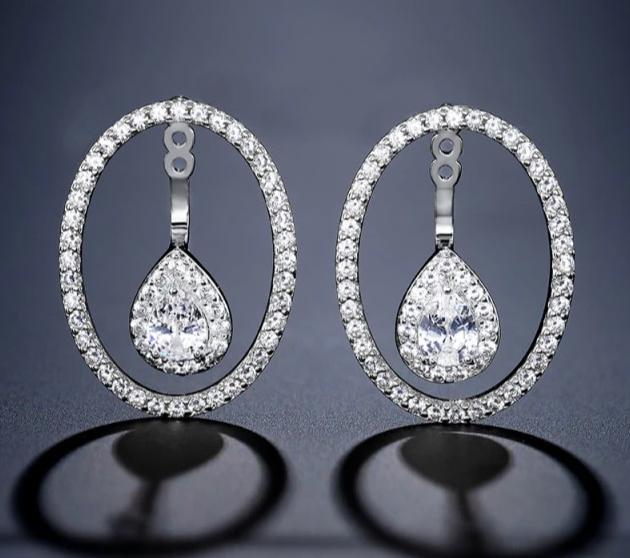 Round Water Drop Earrings - Earrings - Altanze