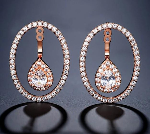 Round Water Drop Earrings - Earrings - Altanze