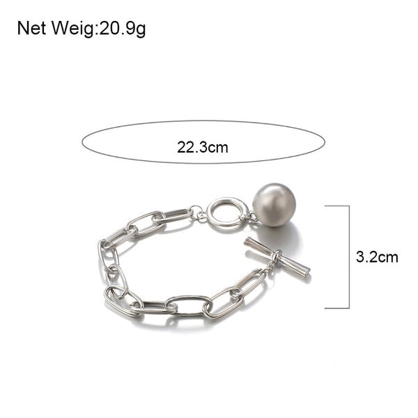 Ball Link Chain Bracelet - Bracelet - Altanze