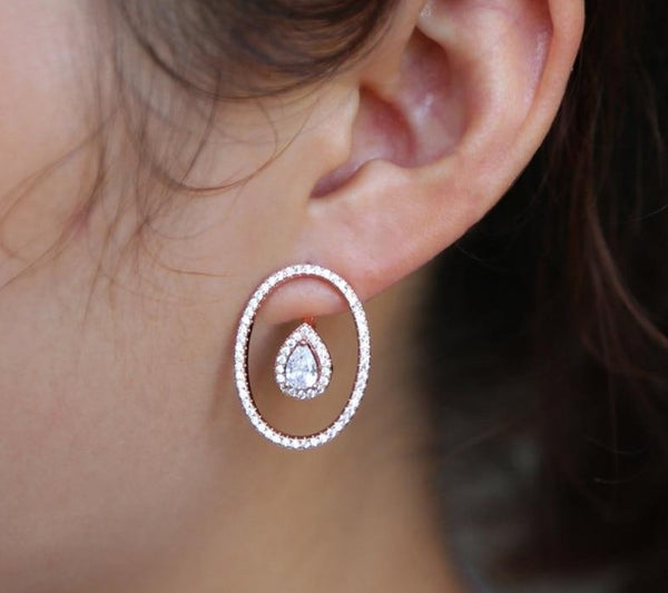 Round Water Drop Earrings - Earrings - Altanze