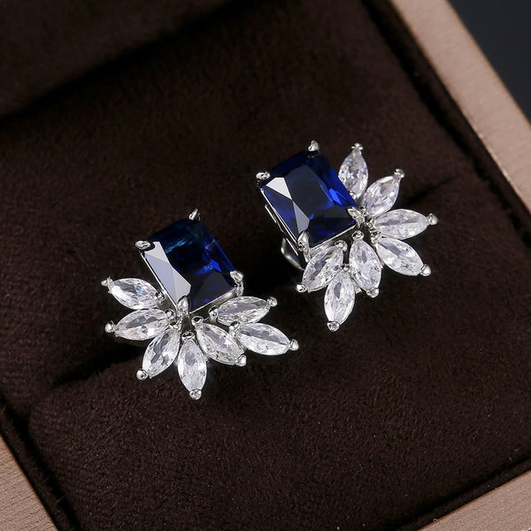 Marquise Square Earrings - Earrings - Altanze