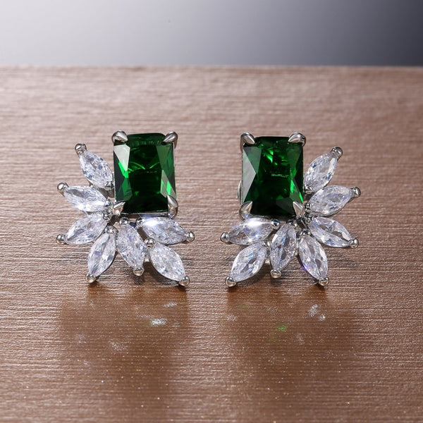 Marquise Square Earrings - Earrings - Altanze