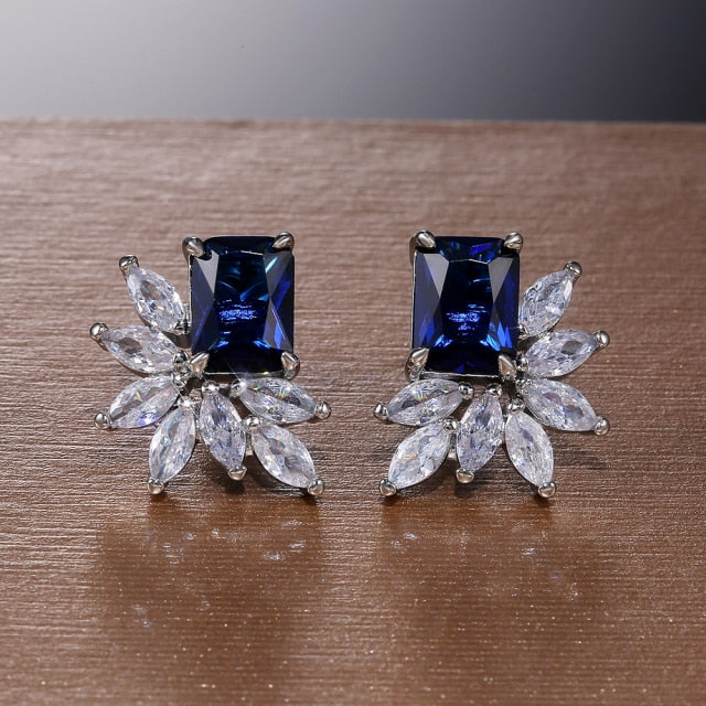 Marquise Square Earrings - Earrings - Altanze