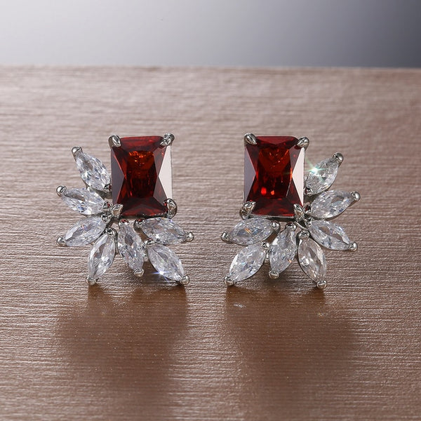 Marquise Square Earrings - Earrings - Altanze