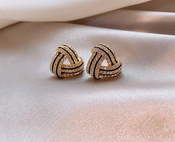 Triangle Shiny Earrings - Earrings - Altanze