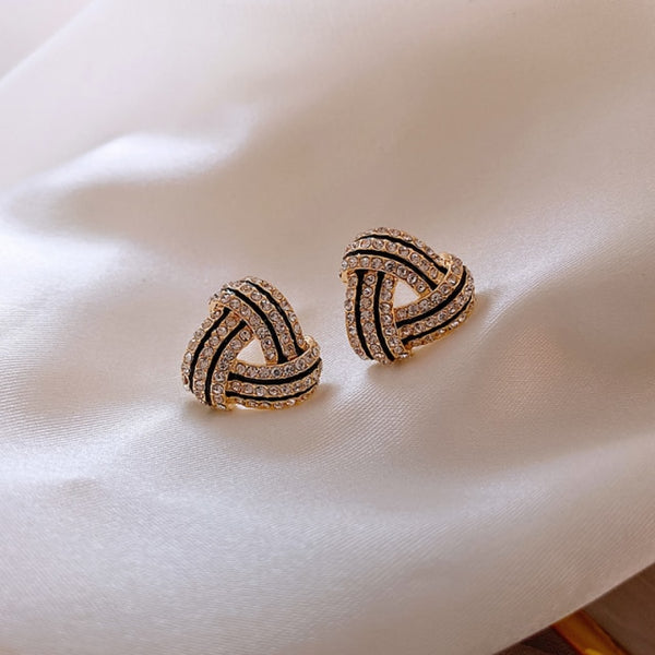 Triangle Shiny Earrings - Earrings - Altanze