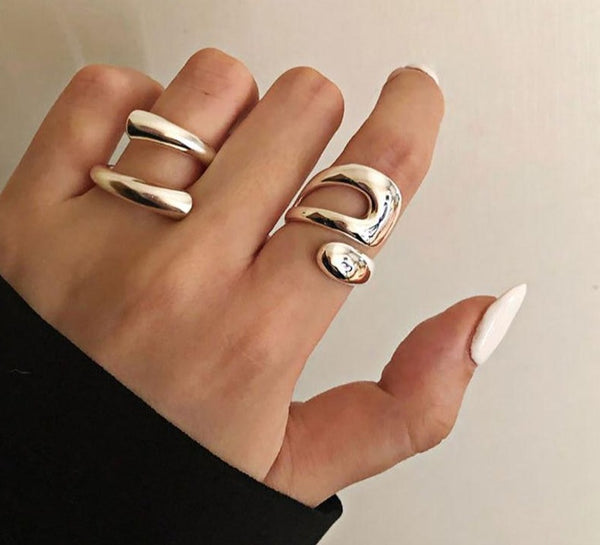 Minimalist Sterling Silver Ring - Ring - Altanze