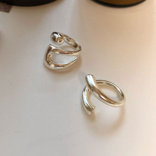 Minimalist Sterling Silver Ring - Ring - Altanze