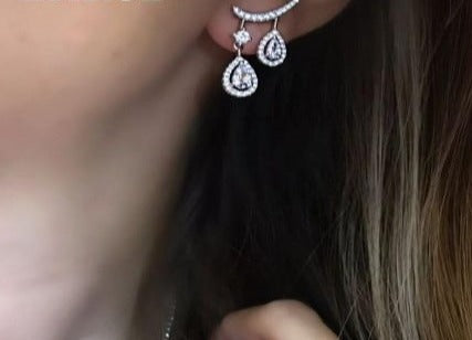 Double Drop Dangle Earrings - Earrings - Altanze