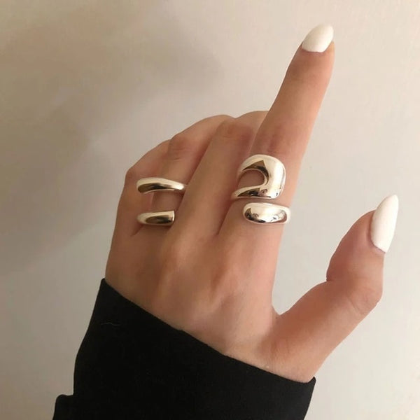 Minimalist Sterling Silver Ring - Ring - Altanze