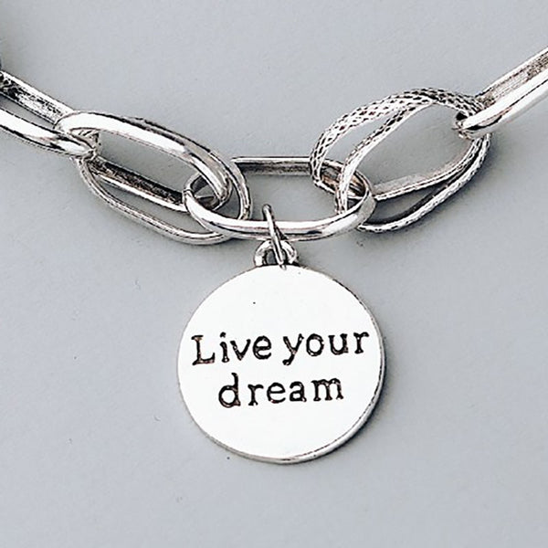 Live Your Dream Charm Bracelet - Bracelet - Altanze