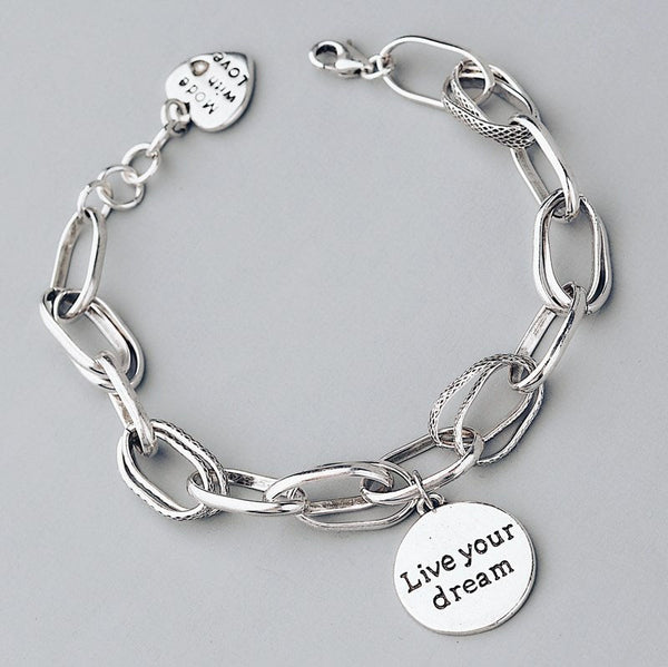 Live Your Dream Charm Bracelet - Bracelet - Altanze