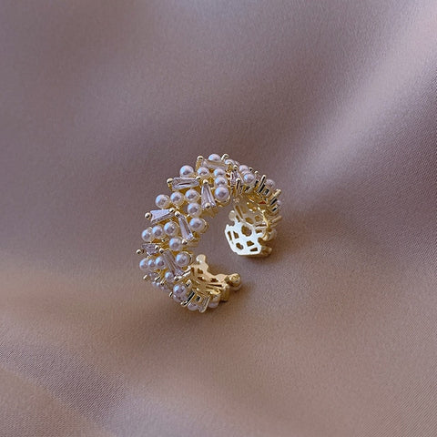Elegant Pearl Luxury Ring - Rings - Altanze