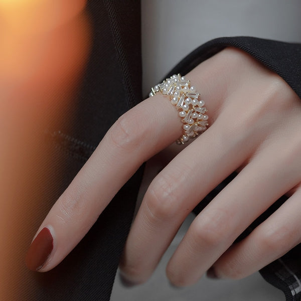 Elegant Pearl Luxury Ring - Rings - Altanze