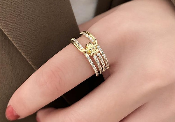 Love Knot Promise Ring - Rings - Altanze