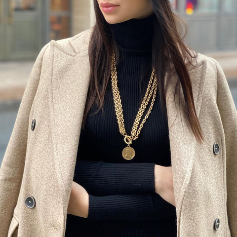 Coin Pendant Necklace - Necklace - Altanze