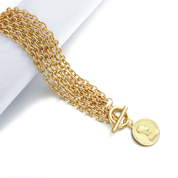 Coin Pendant Necklace - Necklace - Altanze