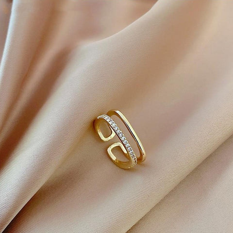 Layered Square Ring - Rings - Altanze