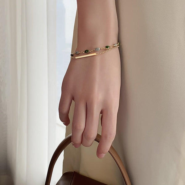 Layered Bar Bracelet - Bracelet - Altanze