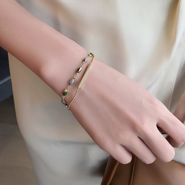 Layered Bar Bracelet - Bracelet - Altanze