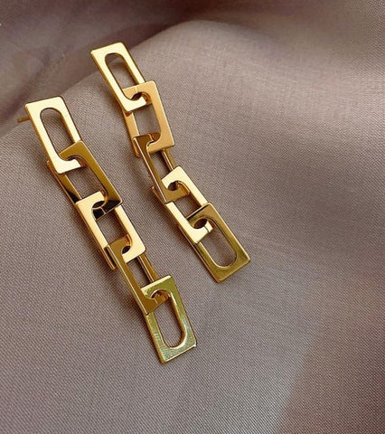 Long Chain Earrings - Earrings - Altanze