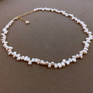 Natural Pearl Choker Necklace - Necklace - Altanze