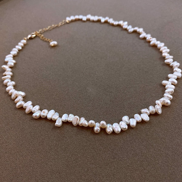 Natural Pearl Choker Necklace - Necklace - Altanze