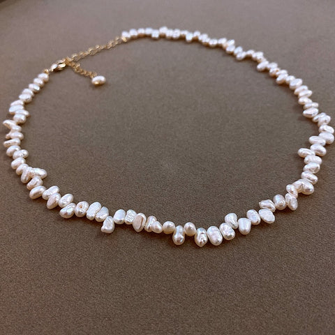 Natural Pearl Choker Necklace - Necklace - Altanze