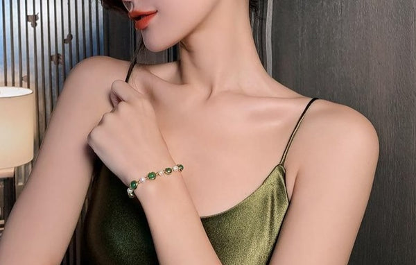Baroque Round Bead Bracelet - Bracelets - Altanze