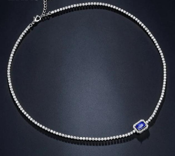 Rectangle Choker Necklace - Necklace - Altanze