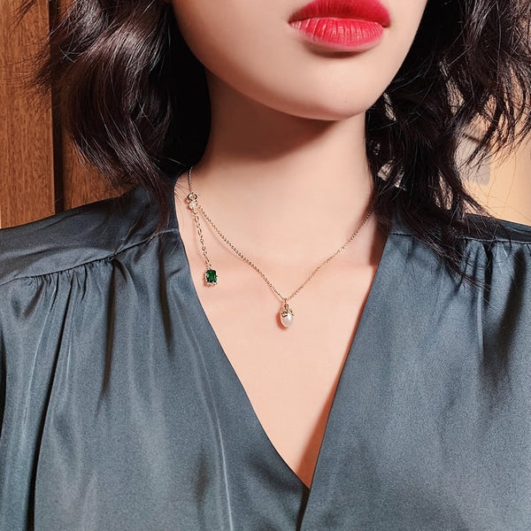 Short Baroque Necklace - Necklace - Altanze