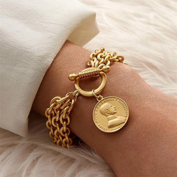Coin Charm Bracelet - Bracelet - Altanze