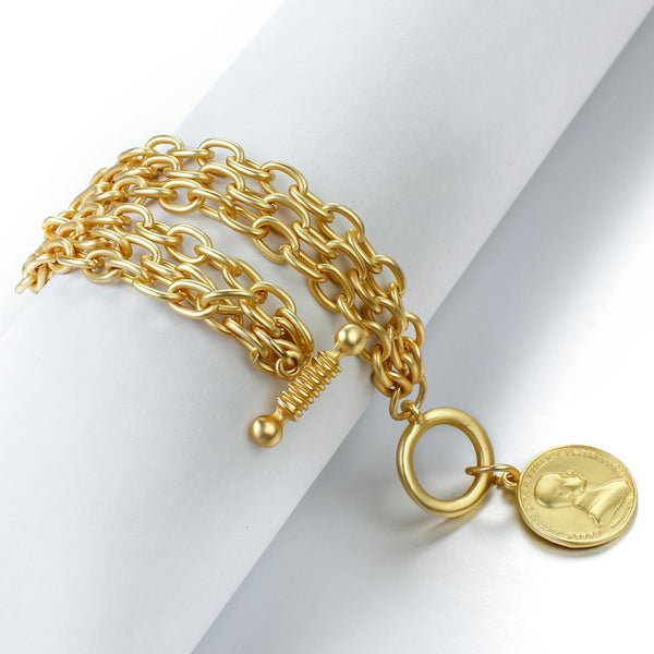 Coin Charm Bracelet - Bracelet - Altanze