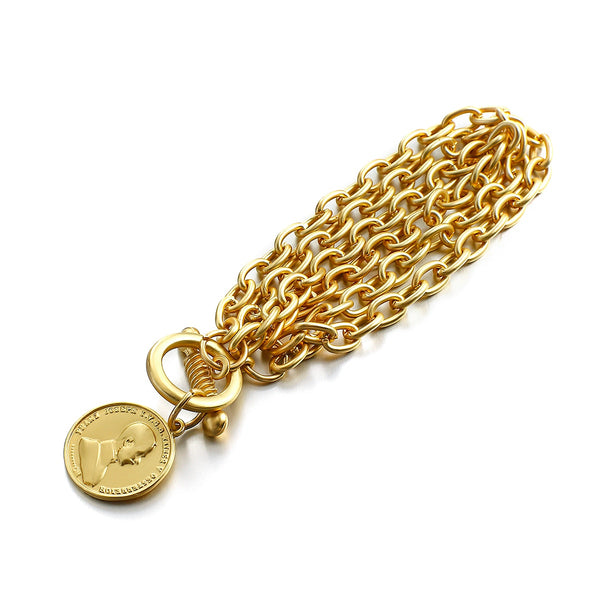 Coin Charm Bracelet - Bracelet - Altanze