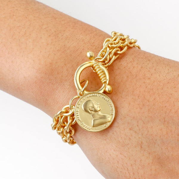 Coin Charm Bracelet - Bracelet - Altanze