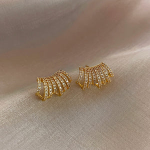 Luxury Wide Small Earrings - Earrings - Altanze