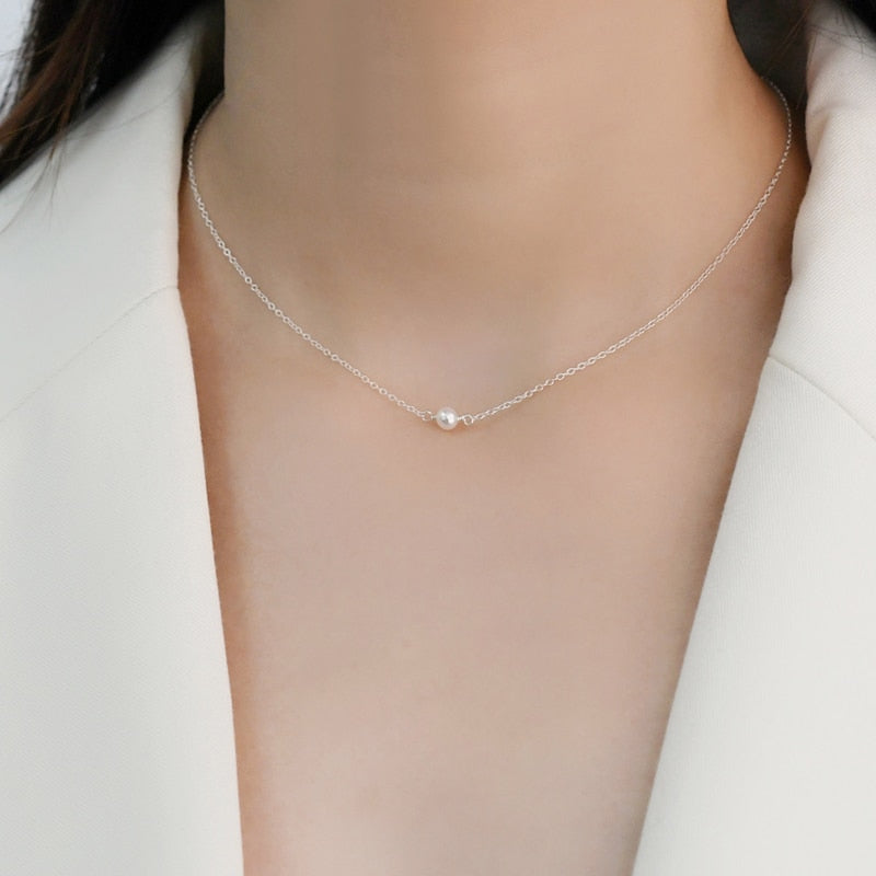 Natural Freshwater Pearl Choker - Necklace - Altanze