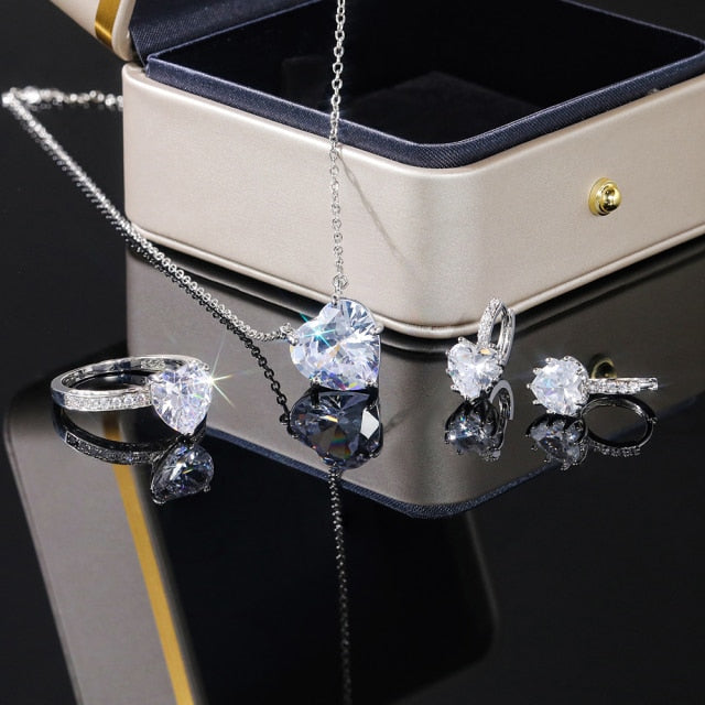 Luxury Heart Set - Jewelry Sets - Altanze