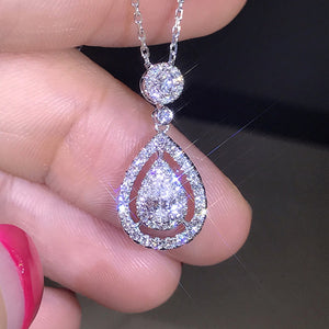 Luxury Tear Drop Necklace - Necklaces - Altanze